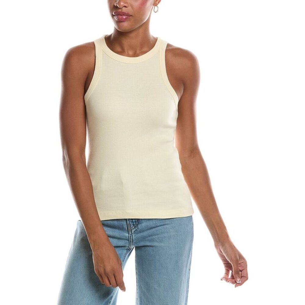 James Perse Womens  Cutaway Rib Tank